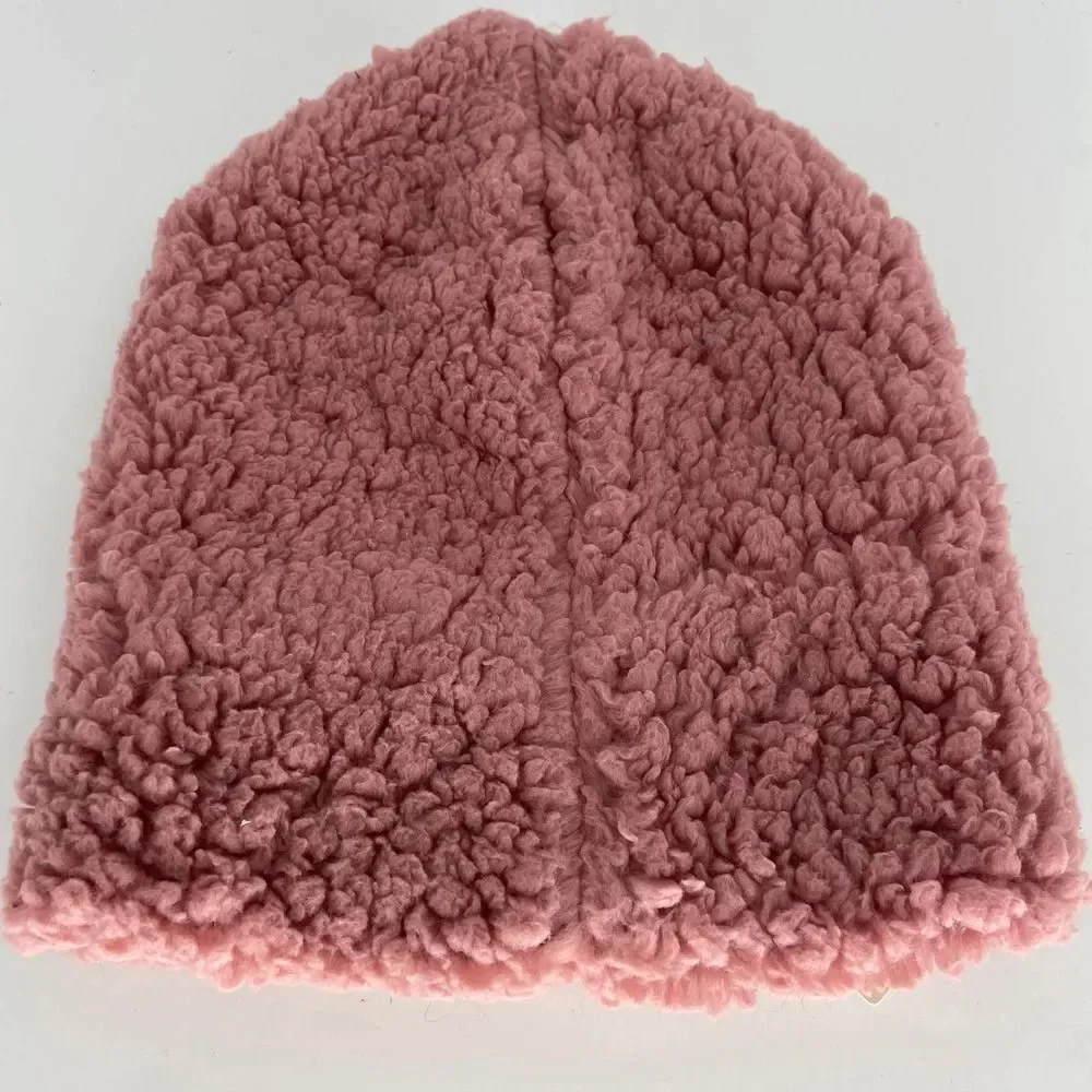 Tucker and Tate Pink Foxglove Sherpa Beanie Winter Hat New